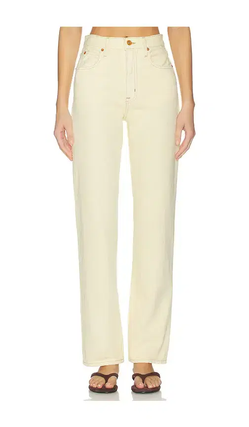 London High Rise Straight Leg Jeans