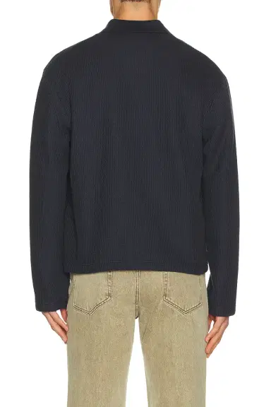 Honor The Gift Wavy Knit Long Sleeve Polo | Thumbnail 4