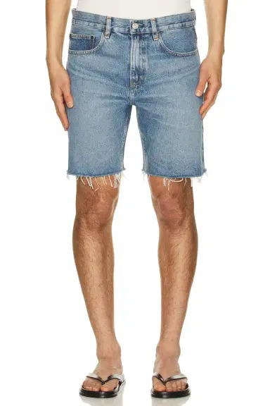 Frame Relaxed Undone Hem Short | Thumbnail 3 Frame Relaxed Undone Hem Short | Thumbnail 3