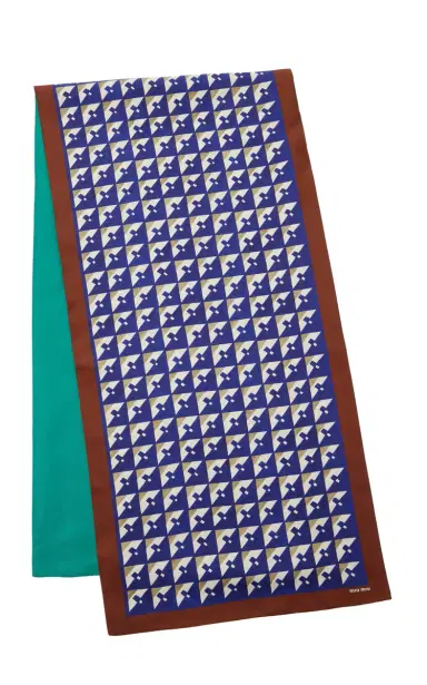 Miu Miu Silk Twill Scarf | Thumbnail 5 Miu Miu Silk Twill Scarf | Thumbnail 5