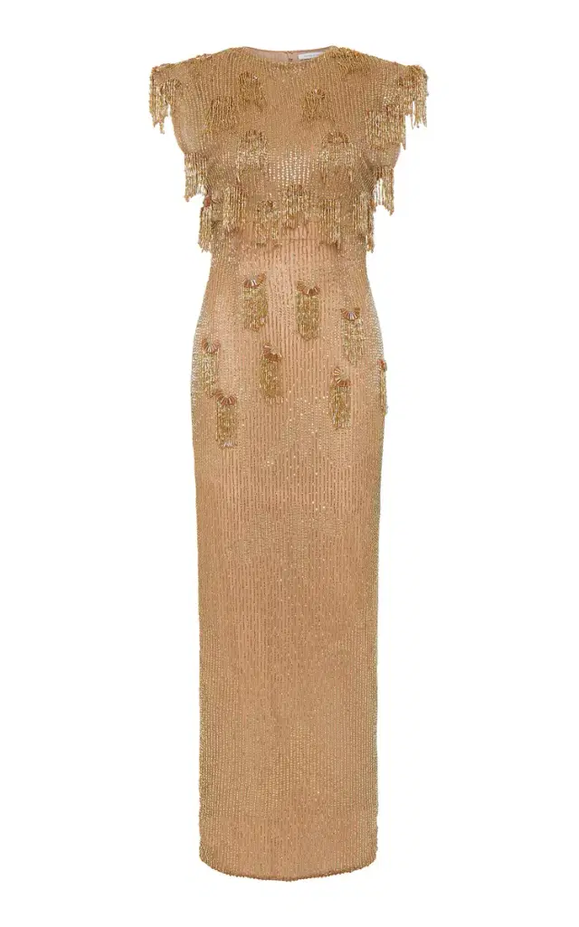 Rachel Gilbert Lani Beaded Gown