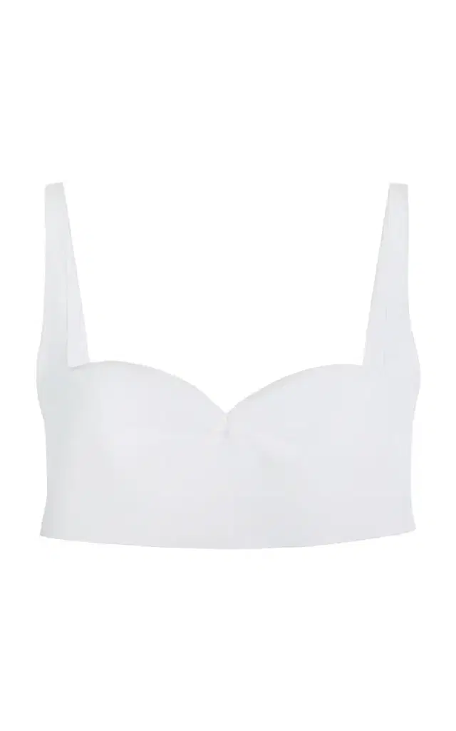 Silk Crepe de Chine Cropped Top