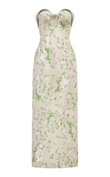 MONTSAND Silk-Blend Corset Midi Dress | Thumbnail 1