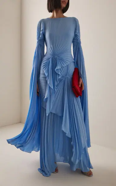 GEORGIA HARDINGE Waterfall Georgette Maxi Dress | Thumbnail 3 GEORGIA HARDINGE Waterfall Georgette Maxi Dress | Thumbnail 3