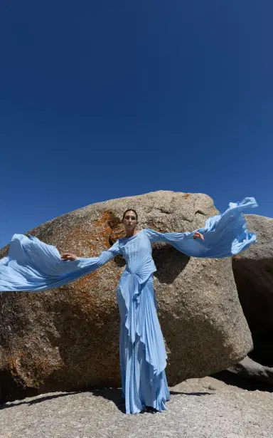 GEORGIA HARDINGE Waterfall Georgette Maxi Dress | Thumbnail 5 GEORGIA HARDINGE Waterfall Georgette Maxi Dress | Thumbnail 5