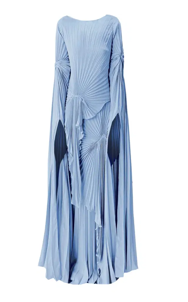 Waterfall Georgette Maxi Dress