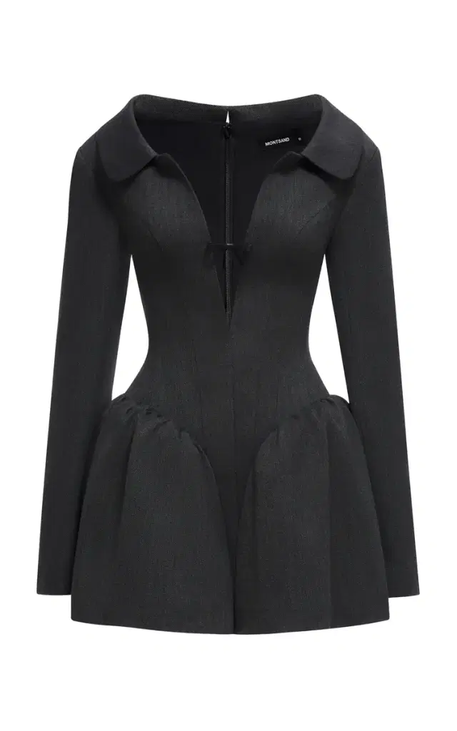 MONTSAND Structured Peplum Mini Dress