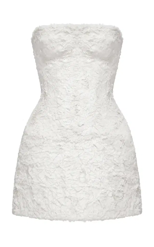 MONTSAND Fur Tube Mini Dress