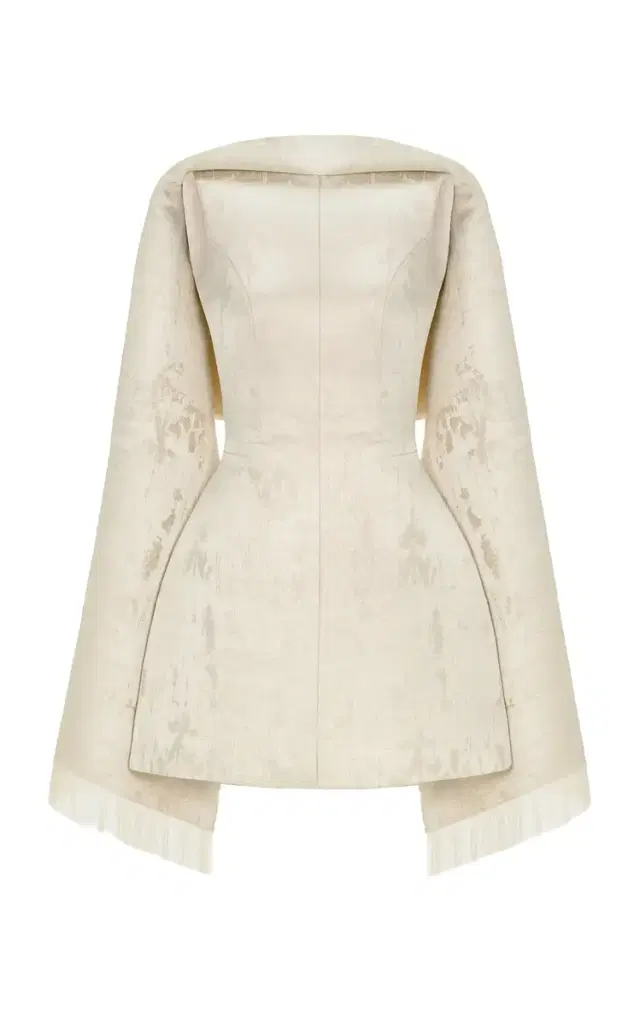 MONTSAND Tailored Scarf-Detail Mini Dress
