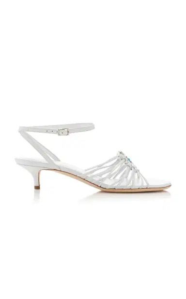 Christopher Esber Bezel Quartz Micro Heel Sandals | Thumbnail 7 Christopher Esber Bezel Quartz Micro Heel Sandals | Thumbnail 7