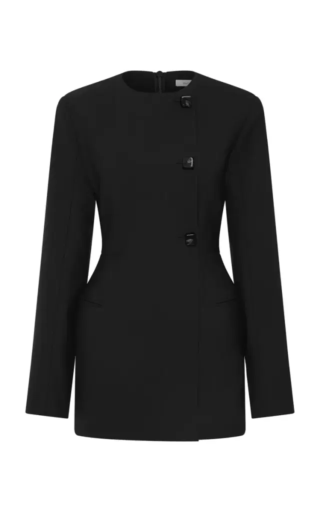 RACHEL GILBERT Finley Wool-Blend Mini Dress