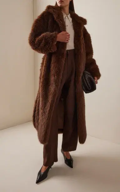 The Frankie Shop Ravello Faux Fur Robe Coat | Thumbnail 2 The Frankie Shop Ravello Faux Fur Robe Coat | Thumbnail 2