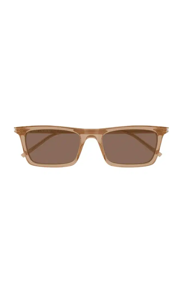 Saint Laurent Betty Thin Square-Frame Acetate Sunglasses