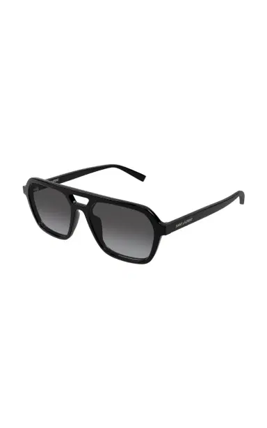 Saint Laurent Aviator-Frame Acetate Sunglasses | Thumbnail 3