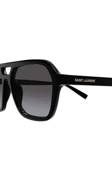 Saint Laurent Aviator-Frame Acetate Sunglasses | Thumbnail 4