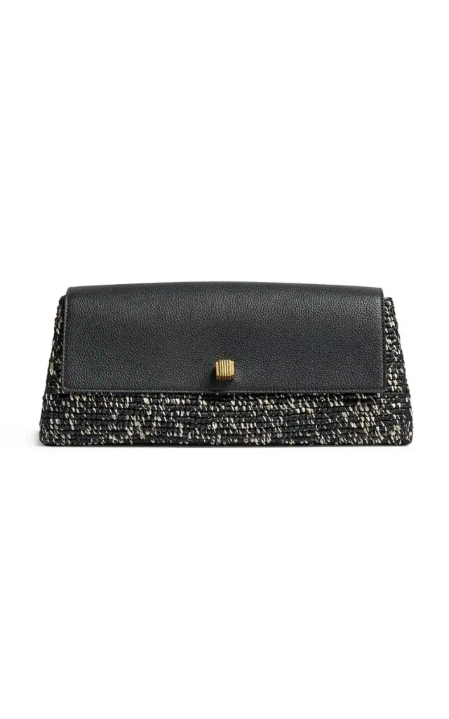 Audrey Raffia Clutch