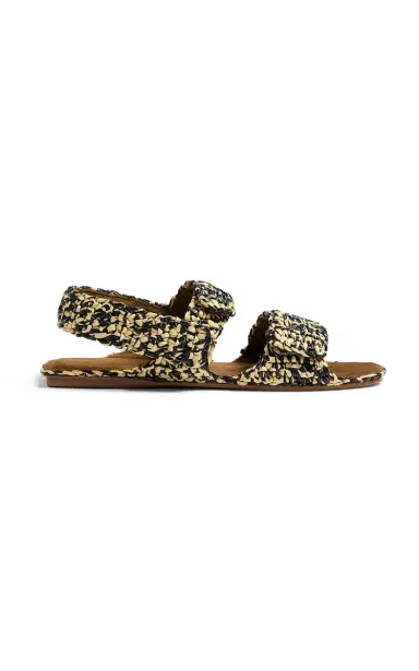 Khaite Boden Raffia Sandals | Thumbnail 1