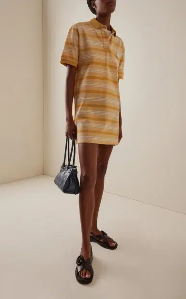 Prada Cotton Pique Mini Dress | Thumbnail 3 Prada Cotton Pique Mini Dress | Thumbnail 3