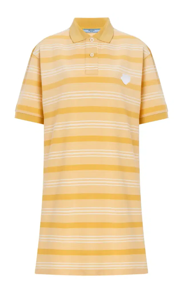 Prada Cotton Pique Mini Dress