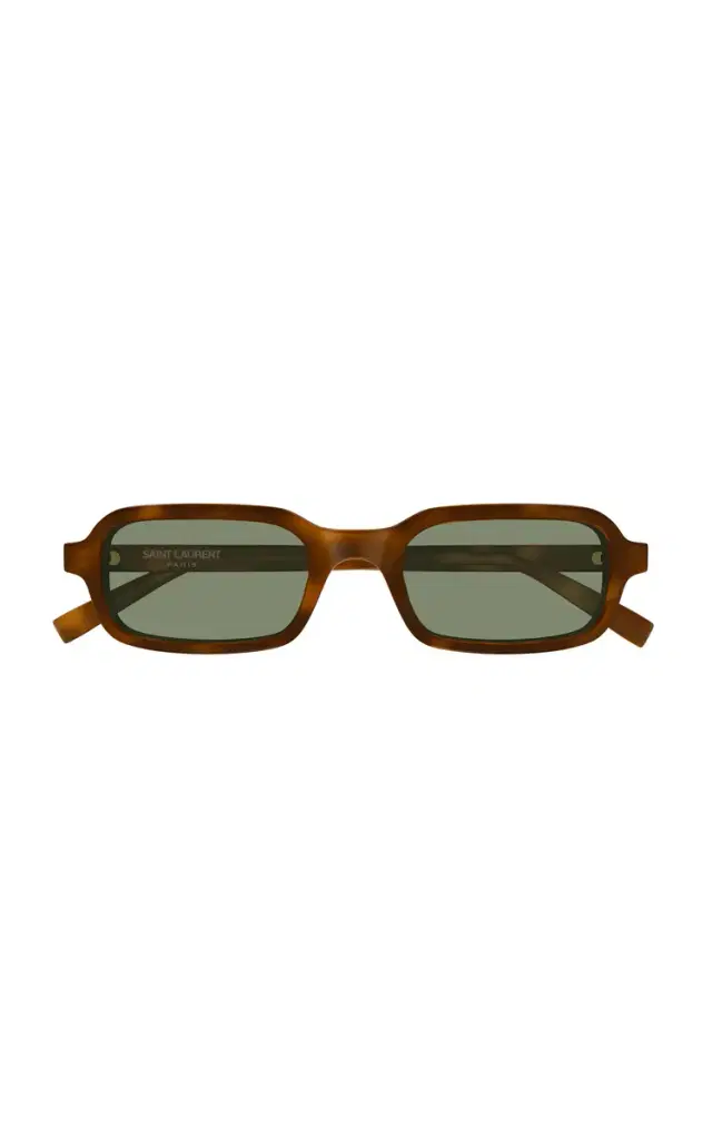 Saint Laurent Square-Frame Acetate Sunglasses