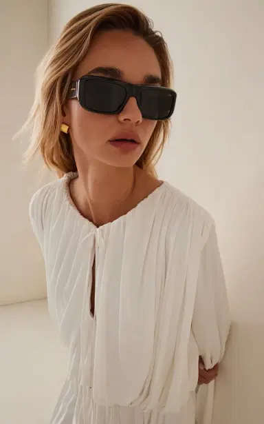 Saint Laurent Square-Frame Acetate Sunglasses | Thumbnail 2
