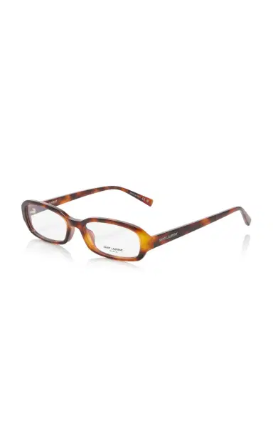 Saint Laurent Erin Oval-Frame Acetate Glasses | Thumbnail 3