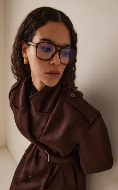 Saint Laurent Aviator-Frame Acetate Glasses | Thumbnail 2 Saint Laurent Aviator-Frame Acetate Glasses | Thumbnail 2