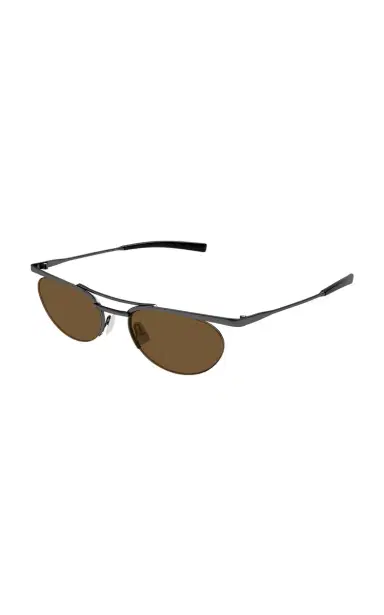 Saint Laurent Round-Frame Metal Sunglasses | Thumbnail 3 Saint Laurent Round-Frame Metal Sunglasses | Thumbnail 3
