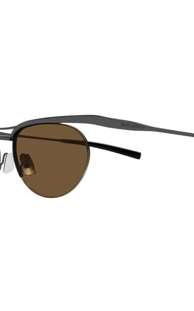 Saint Laurent Round-Frame Metal Sunglasses | Thumbnail 4 Saint Laurent Round-Frame Metal Sunglasses | Thumbnail 4
