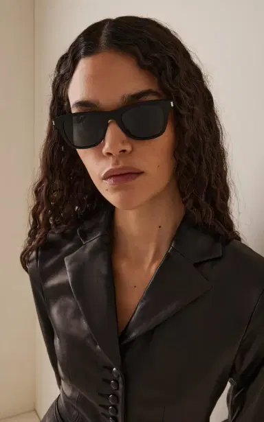 Saint Laurent Square-Frame Acetate Sunglasses | Thumbnail 2