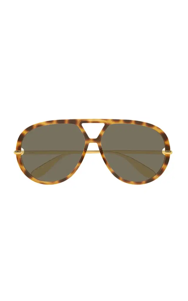 Bottega Veneta Aviator-Frame Acetate Sunglasses