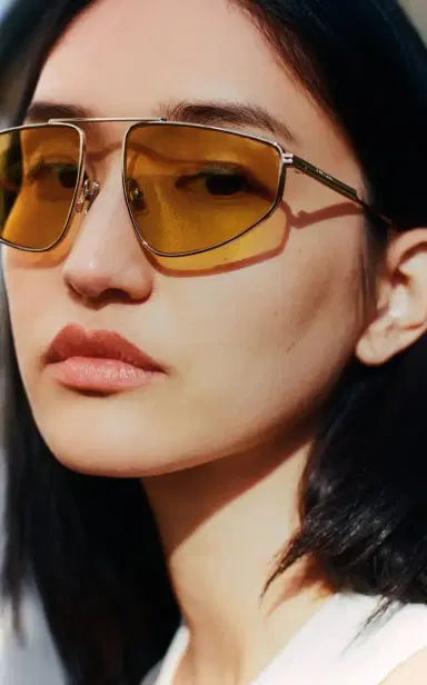 Bottega Veneta Aviator-Frame Metal Sunglasses | Thumbnail 2 Bottega Veneta Aviator-Frame Metal Sunglasses | Thumbnail 2