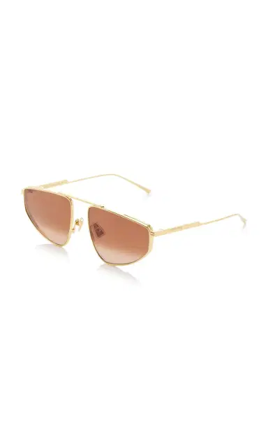 Bottega Veneta Aviator-Frame Metal Sunglasses | Thumbnail 4 Bottega Veneta Aviator-Frame Metal Sunglasses | Thumbnail 4
