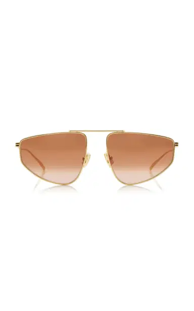 Bottega Veneta Aviator-Frame Metal Sunglasses | Thumbnail 1 Bottega Veneta Aviator-Frame Metal Sunglasses | Thumbnail 1