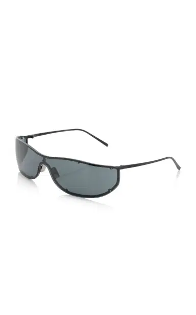 Saint Laurent Shield Metal Sunglasses | Thumbnail 3
