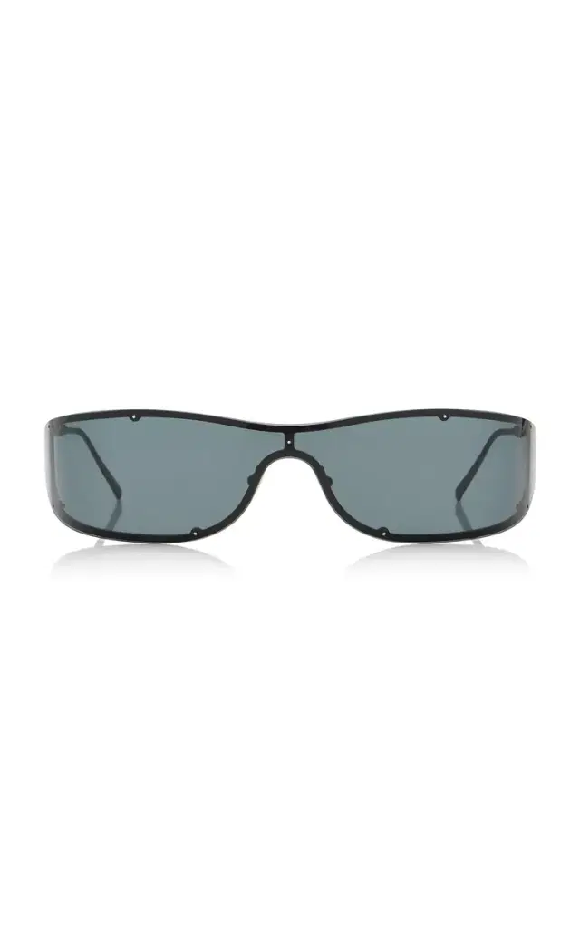 Saint Laurent Shield Metal Sunglasses