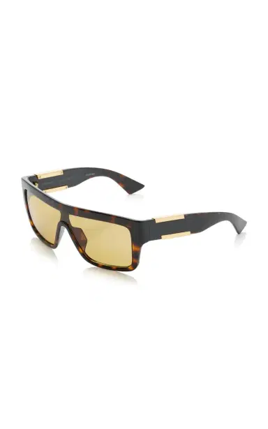 Bottega Veneta Mask-Frame Acetate Sunglasses | Thumbnail 3 Bottega Veneta Mask-Frame Acetate Sunglasses | Thumbnail 3