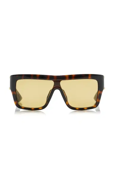 Bottega Veneta Mask-Frame Acetate Sunglasses | Thumbnail 4 Bottega Veneta Mask-Frame Acetate Sunglasses | Thumbnail 4