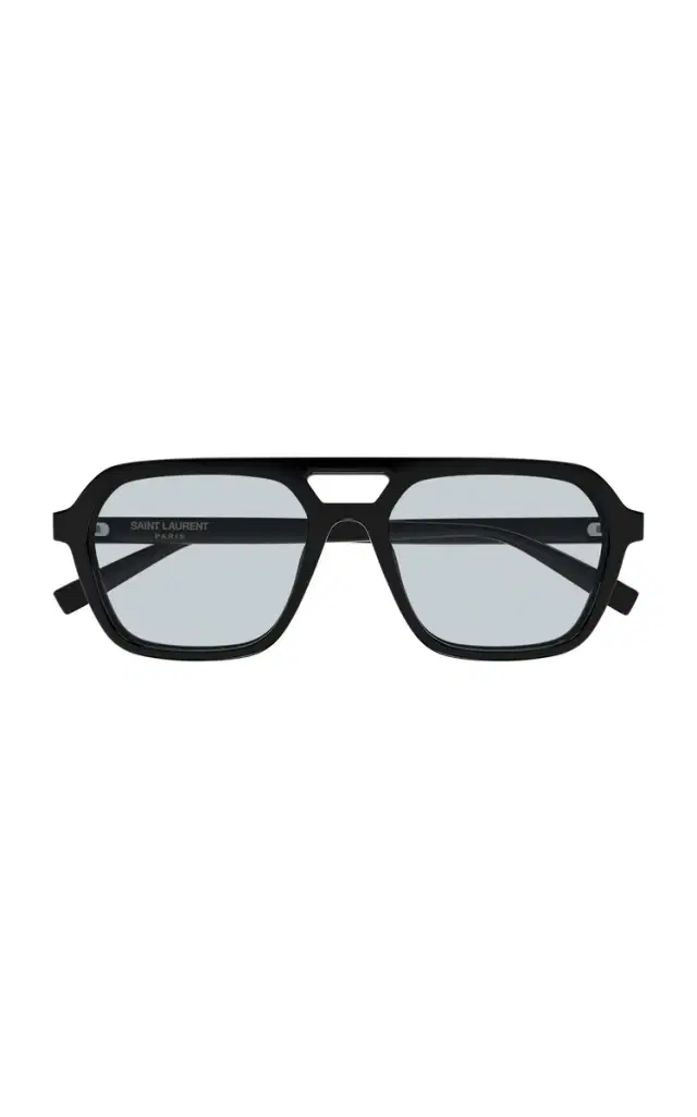 Saint Laurent Aviator-Frame Acetate Sunglasses