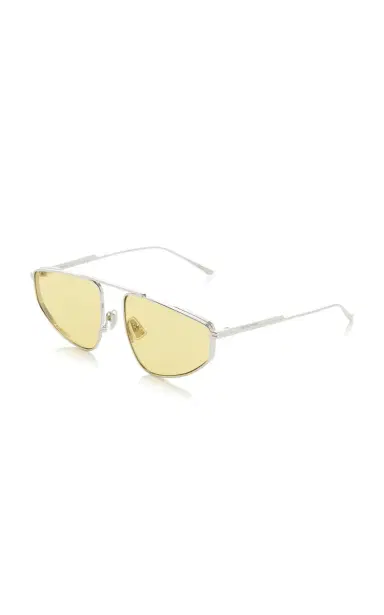 Bottega Veneta Aviator-Frame Metal Sunglasses | Thumbnail 3 Bottega Veneta Aviator-Frame Metal Sunglasses | Thumbnail 3