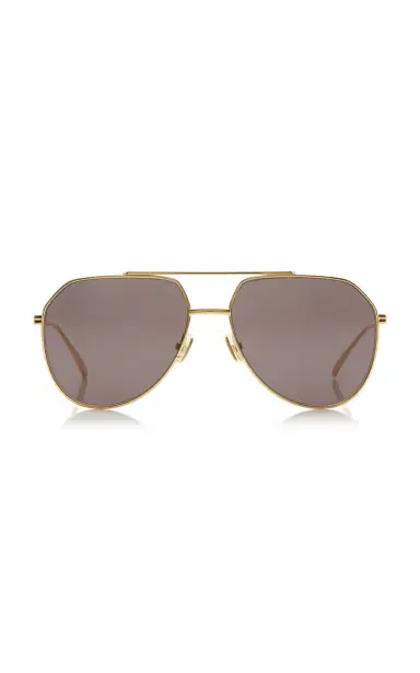 Bottega Veneta Aviator-Frame Metal Sunglasses | Thumbnail 4 Bottega Veneta Aviator-Frame Metal Sunglasses | Thumbnail 4