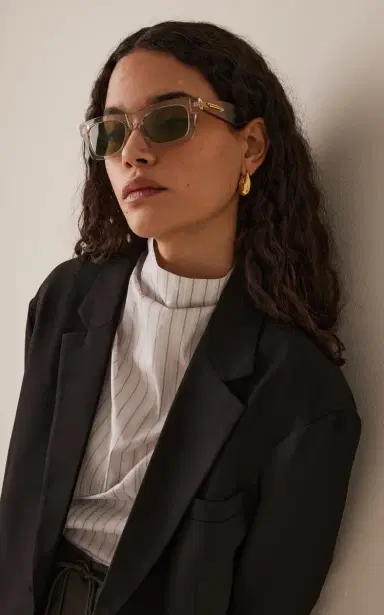 Bottega Veneta Square-Frame Acetate Sunglasses | Thumbnail 2 Bottega Veneta Square-Frame Acetate Sunglasses | Thumbnail 2