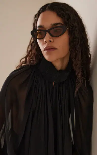 Bottega Veneta Cat-Eye Acetate Sunglasses | Thumbnail 2 Bottega Veneta Cat-Eye Acetate Sunglasses | Thumbnail 2