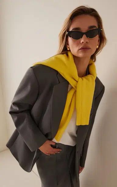 Bottega Veneta Cat-Eye Acetate Sunglasses | Thumbnail 2