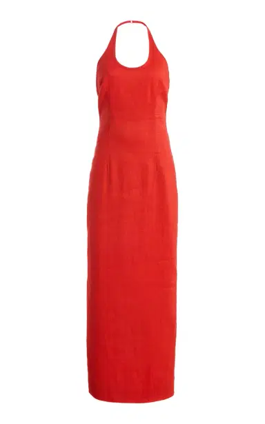 SIR. Elodie Linen-Blend Midi Dress | Thumbnail 7 SIR. Elodie Linen-Blend Midi Dress | Thumbnail 7