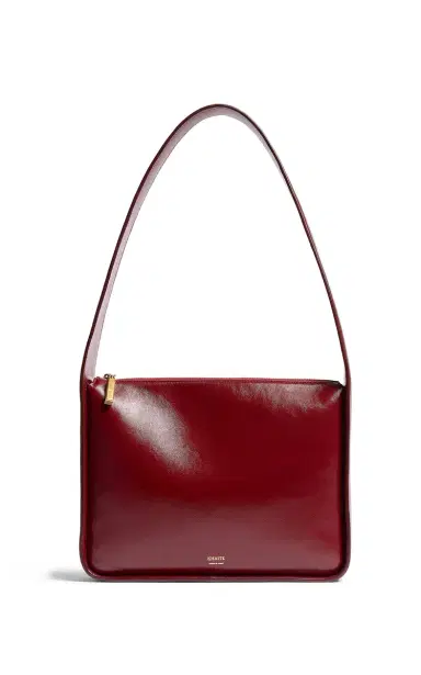 Khaite Lori Crackled Patent Leather Squared Bag | Thumbnail 3