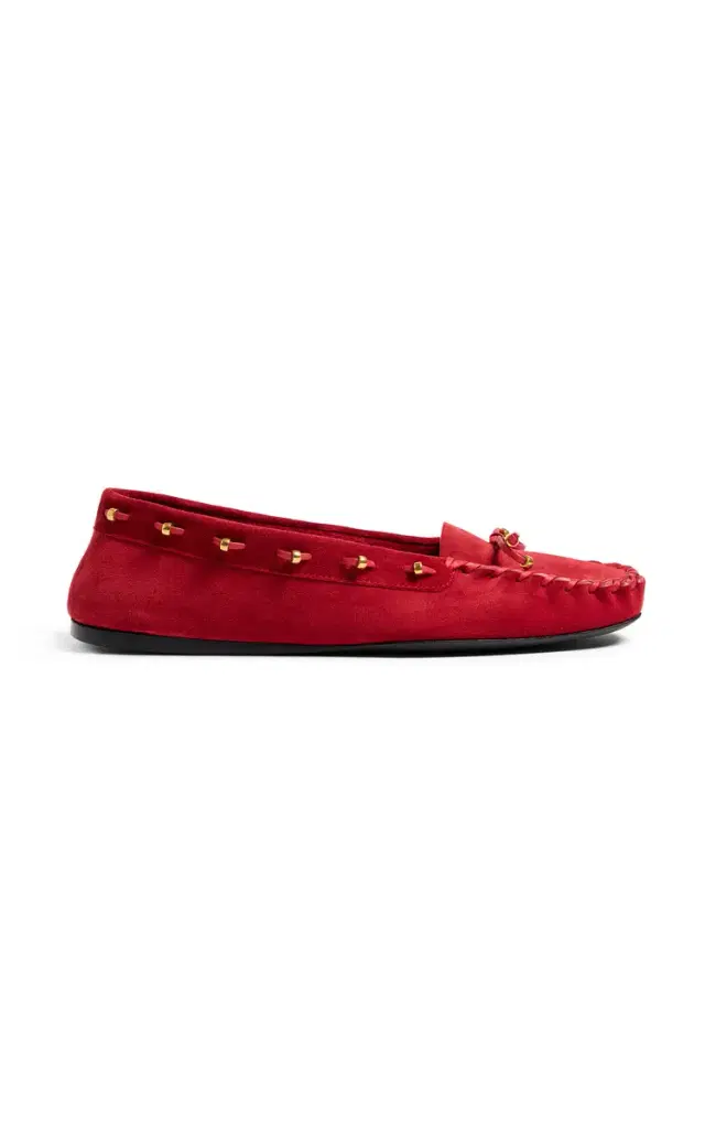 Khaite Milly Suede Moccasins