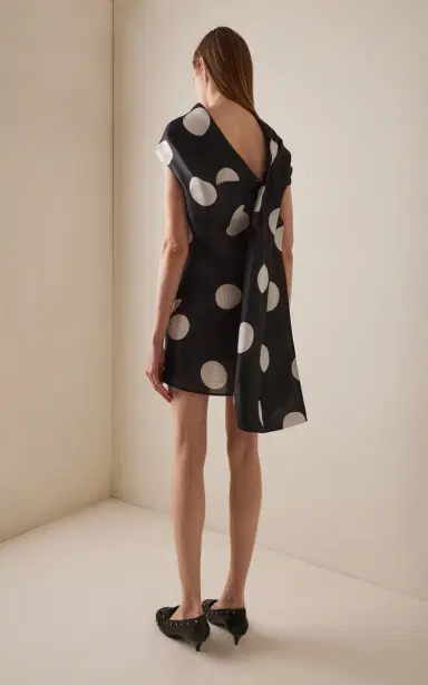Khaite Tatia Silk Gazar Mini Dress | Thumbnail 5 Khaite Tatia Silk Gazar Mini Dress | Thumbnail 5