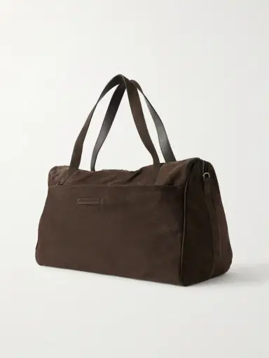 Zegna SECONDSKIN Suede Weekend Bag - Men | Thumbnail 3
