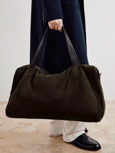 Zegna SECONDSKIN Suede Weekend Bag - Men | Thumbnail 6
